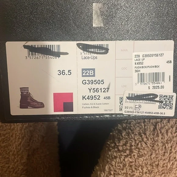 Authentic NEW Chanel Women's Fuchsia shearling lined booties - Picture 7 of 10